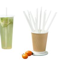 Slumas de PLA biodegradables, cubiertos de cubiertos de PLA 10*230 mm, resistentes a la temperatura