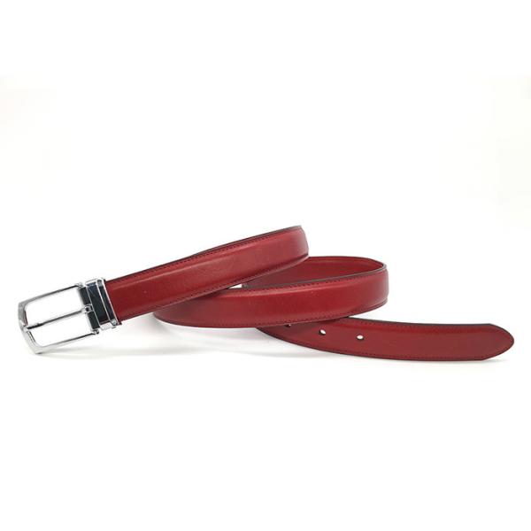 очень тонкое лезвие кожаного пояса женщин ширины 28mm чистое с пряжкой зажима