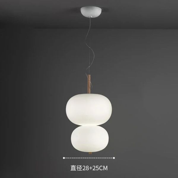 Scandinavia Pendant Light Big Glass Ball Ceiling Chandelier Suspension Hanging (WH-GP-199)
