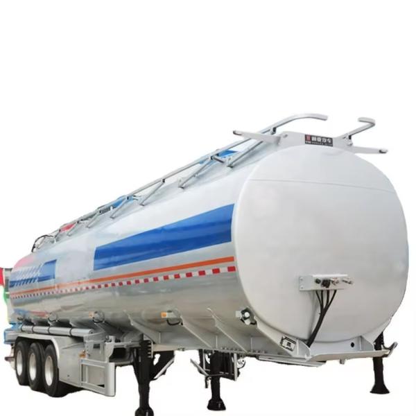 Aluminum Alloy Oil/Fuel/Diesel/Petrol Tanker Semi Trailer with 7000-8000mm Wheel Base