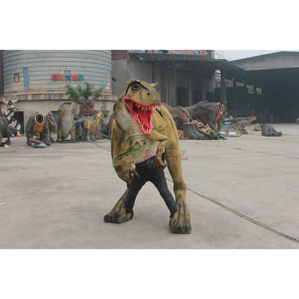 Flexible Leaky Sunscreen Custom Realistic Dinosaur Costume Displayed At Mall