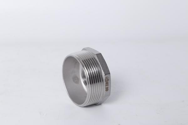 Leak Proof Stainless Steel Threaded Union , Round Stainless Steel Threaded Pipe Fittings