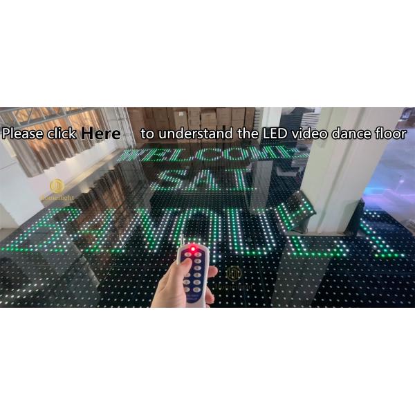 Christmas LED Dance Floor Lights for Event Single Party Year Reunion 50*50*7cm Tiles