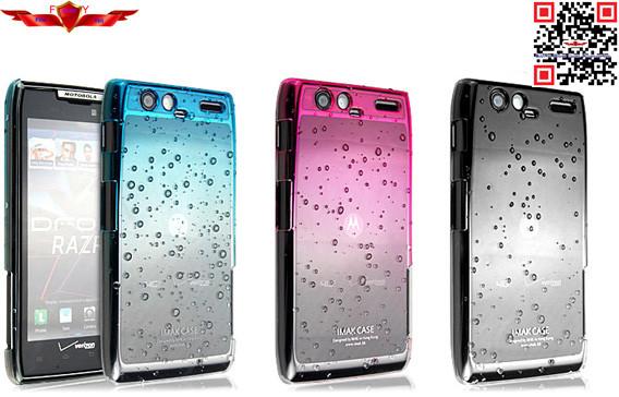 Fashion Rain Drop PC Cover Case For MOTO XT910 MAXX Multi Color High Quality
