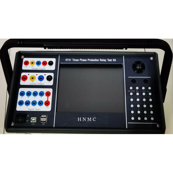 Four Phase Three Phase Protection Relay Test Equipment LCD Display