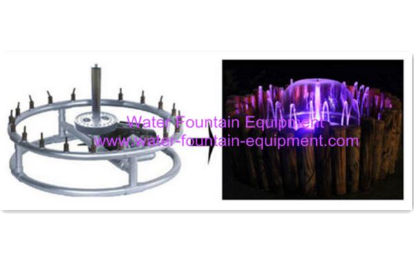 Mini Indoor Water Fountains Programme Musical Type SS Material Including Nozzles Lights Pumps