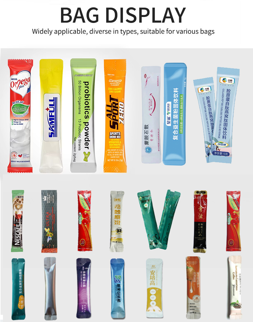 Automatic 5g 10g 15g 30g Sachet Powder Packaging Machine Chilli Pepper Curry Cumin Seasoning Powder Flour Spices Packing Machine