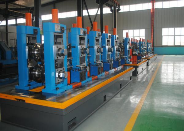 High Precision Carbon Steel ERW Tube Mill Line 21-63mm