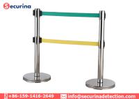 postes y bolardos, acero inoxidable de la seguridad de la altura de 910m m de las barreras retractables de la correa