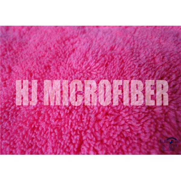 Red Rose Cleaning Microfiber Cloths With 88% High Water - Absorption Rate 26X36cm