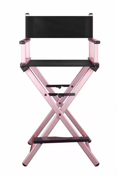 Cadeira profissional de alumínio da composição para a cor do rosa do peso leve do salão de beleza