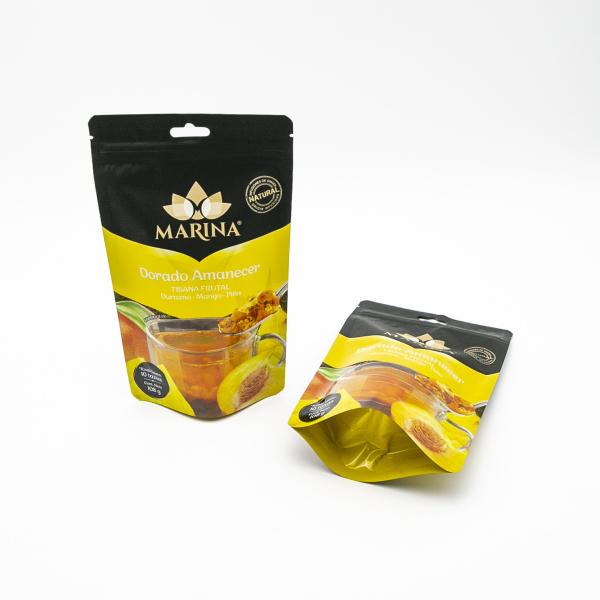 Recyclable Eco-Friendly Food Packaging Bags Self-Standing Zipper Bags Custom Printed Environmentally Friendly Bags