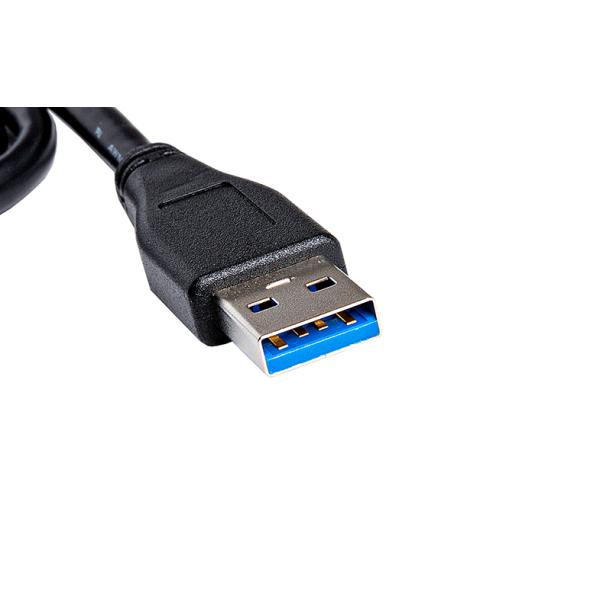 Black USB3.0 RJ45 Extension Cable Charging Data Transfer Cable