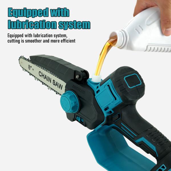 Factory Supply 8 Inch Electric Saw Battery Lithium Chain Saw Portable Cordless Mini Electric Chainsaw