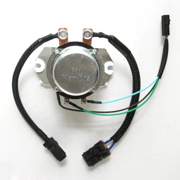 BR670 SK200-6/6E SK200-8 Excavator power switch 24V starter relay switch