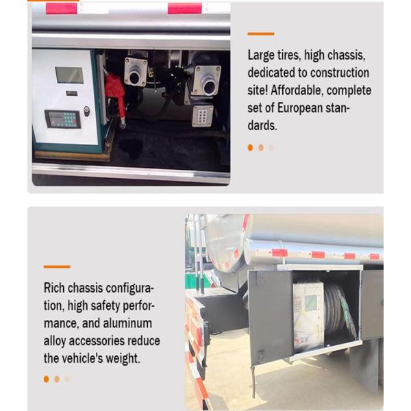 LHD RHD Нефтяной танкер SINOTRUK 3 оси 3 отсека 6X4 30Cbm Объем погрузки Euro II с гидравлической системой