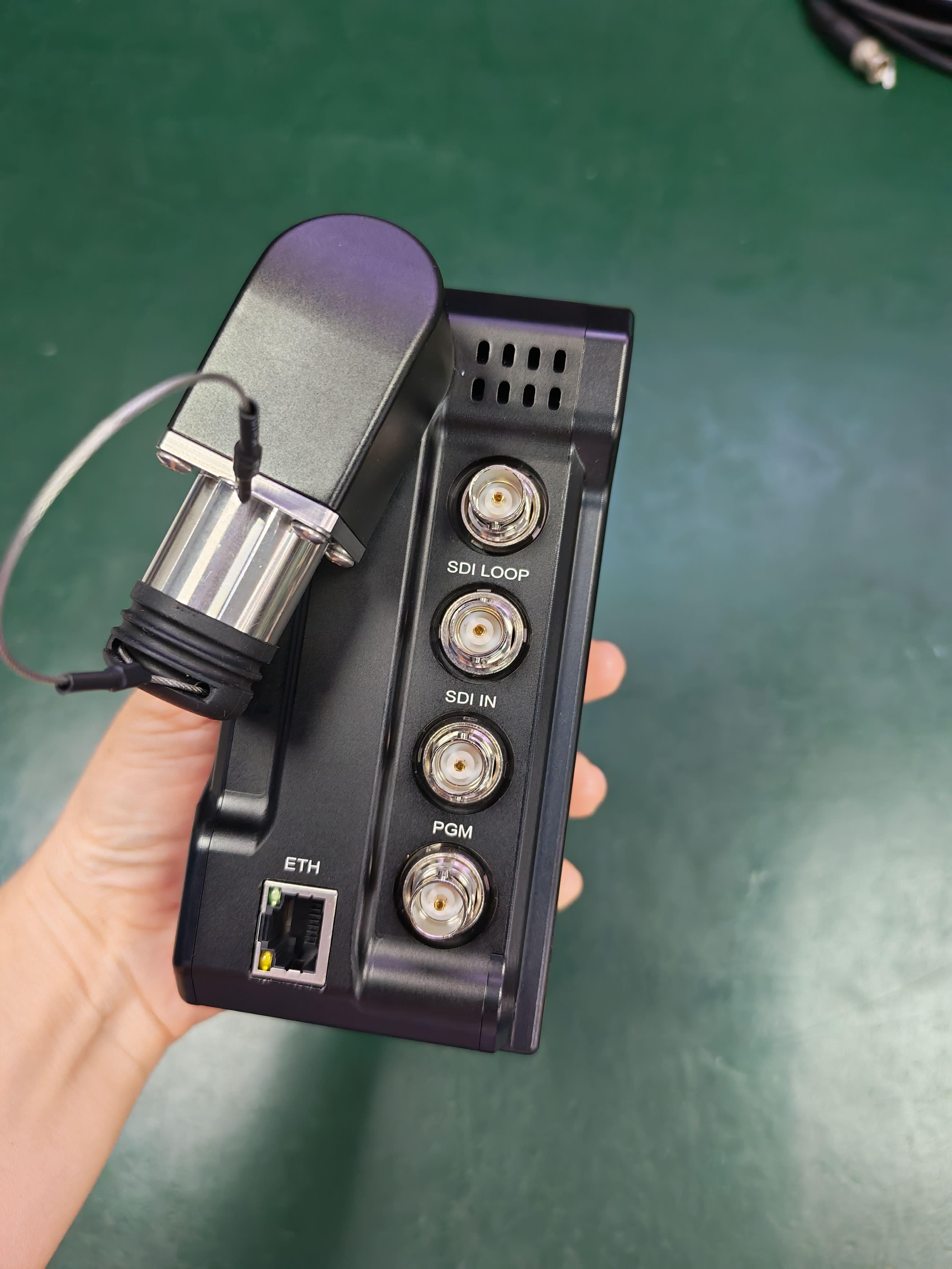 Video Production 12G Fiber Transmission System with 1GB Ethernet With SMPTE LEMO Connector