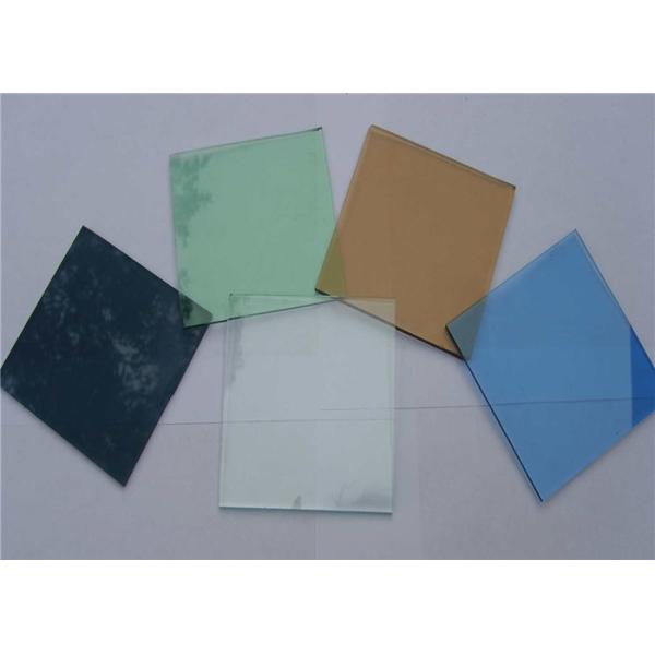 Professional Decorative Tinted Glass , French Green Float Glass For Curtain Wall