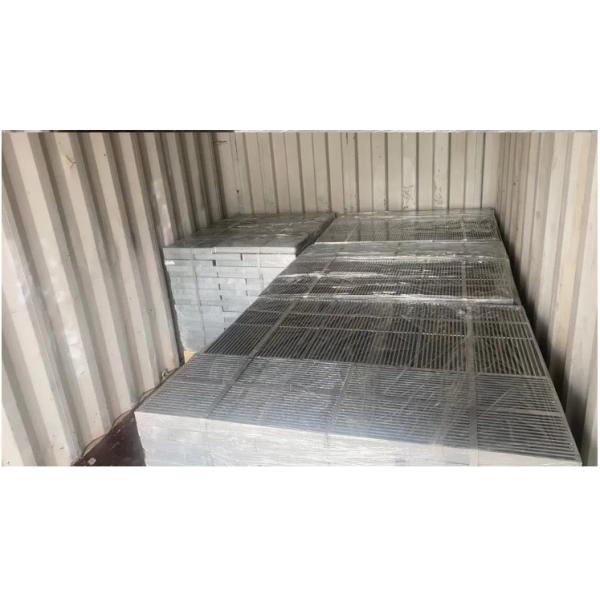 Boiler Industry Heavy Duty Silver Galvanized Steel Stairway Cat Ladder with Catwalk