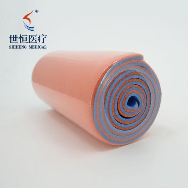 High quality orange high polymer foam first aid  roll splint China manufacturer