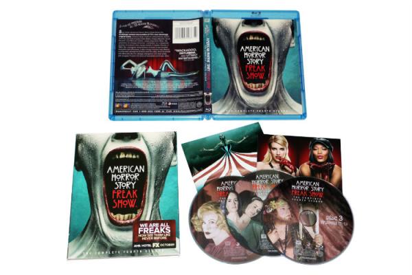 Free DHL Shipping@New Release Blu-Ray DVD Movie American Horror Story Freak Show Season 4