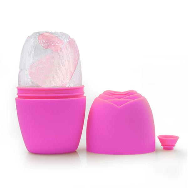 Reusable Facial Skin Care Tool Needleless Beauty Massage with Silicone Ice Roller