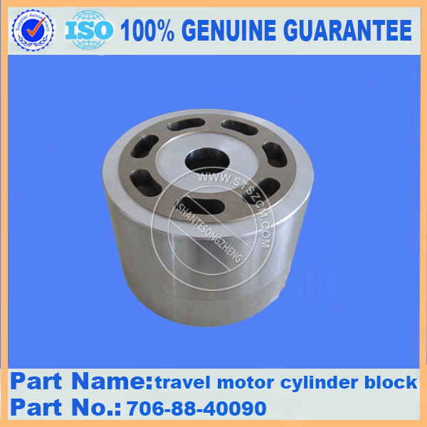 PC400-7 travel motor parts,cylinder block 706-88-40090,komatsu excavator spare parts