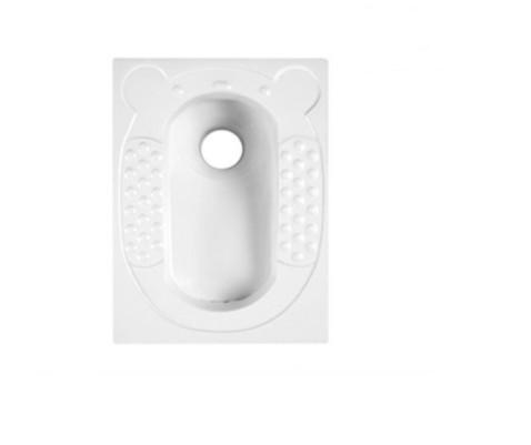 Cleaning glaze Wc Squatting Pan Turkish Style Squat Toilets Flushing fitting