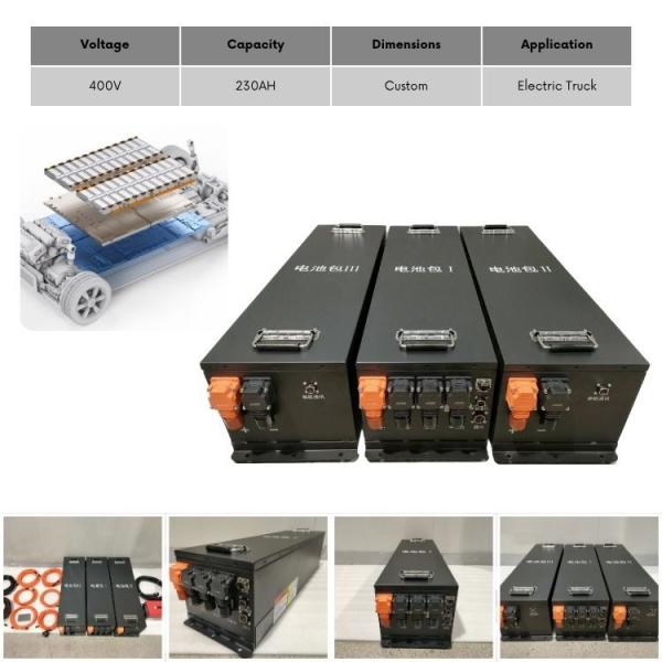 400v Rechargeable Lithium Electric Truck Battery 30kwh 40kwh 50kwh 60kwh 100kwh