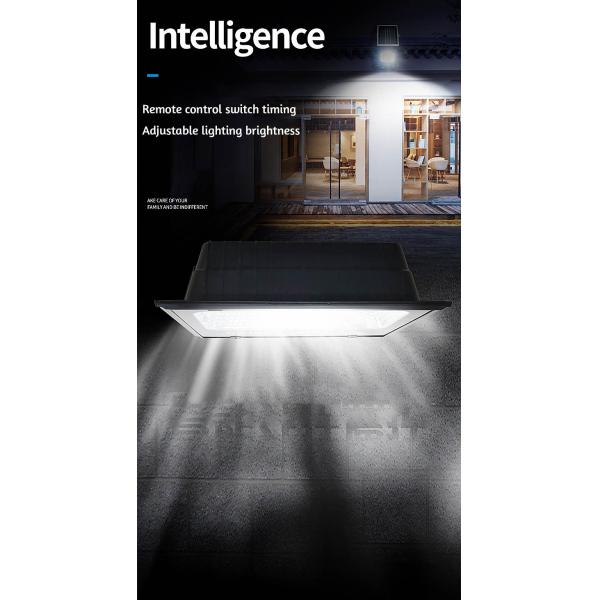 High Brightness LED Solar Floodlight Waterproof Outdoor Courtyard and Street Light with Aluminum Shell IP66 Rating 100W