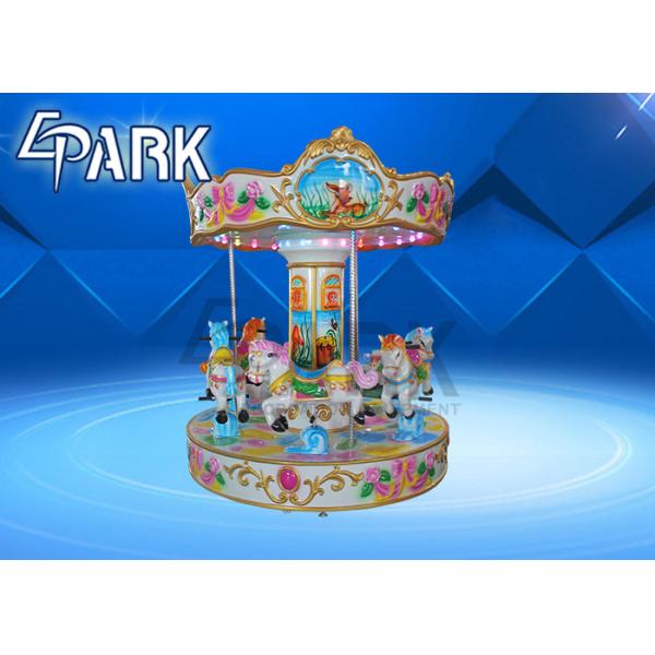 Le kiddie à jetons de tour de carrousel de 6 personnes monte le jeu vidéo de