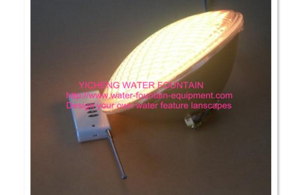 Waterproof PAR56 Swimming Pool LED Lamp WIth Controller , Glass Cover 18W - 40W