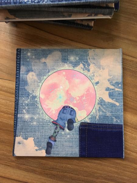Hardcover book with fabric cover printing, Children hardcover book printing, full color book printing