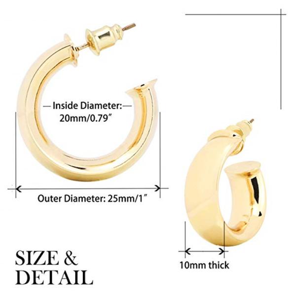 OEM 925 Sterling Silver Earring Women Girl Ear Piercing Earring Big Hoop Earrings
