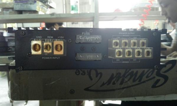 SPL ClassAB 4 channel by 200w car amplifier car audio amplifier with Cooling Fan Functions