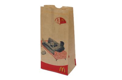 Hamburger packing paper bag 01