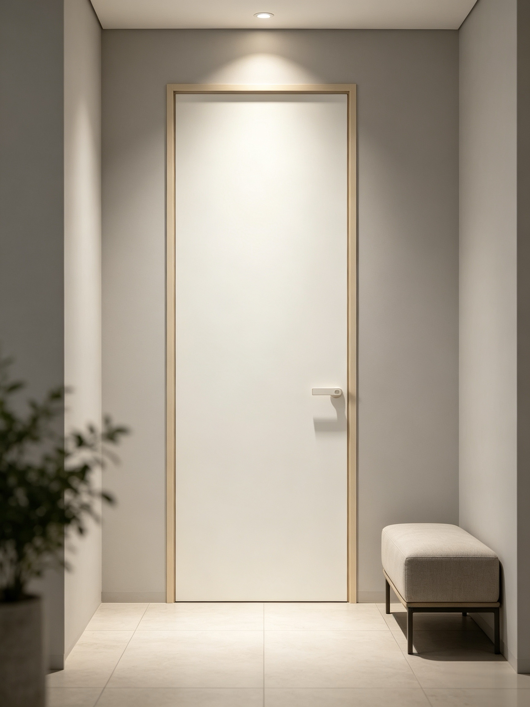Custom Size T6-T5 Aviation-grade Aluminum Wood Composite Soundproof Interior Door with 304 Stainless Steel Hardware