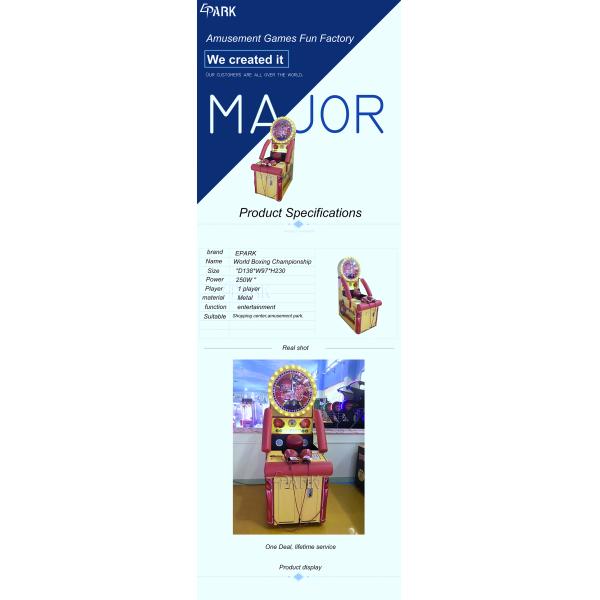 Exercise Redemption Game Machine , World Boxing Championship Sport Game