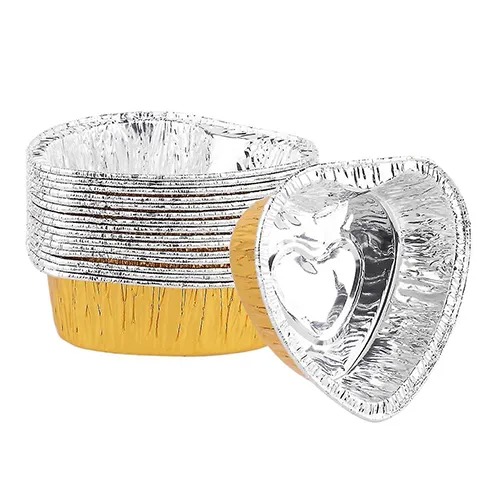 Aluminum Foil Heart Shaped Pans