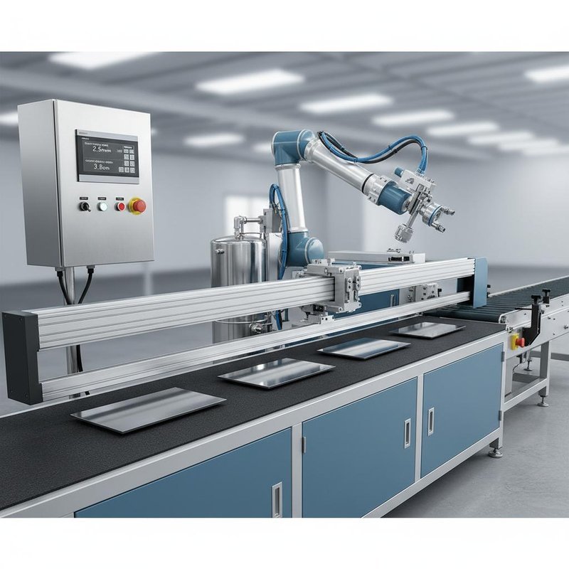 Automatic Spray Coating Equipment for Coating Speed 0-3m/min and Spray Gun