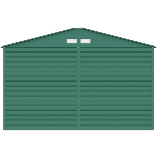 120kg Capacity Color Steel Plate Galvanized Steel Garden Building Shed with Air Vents