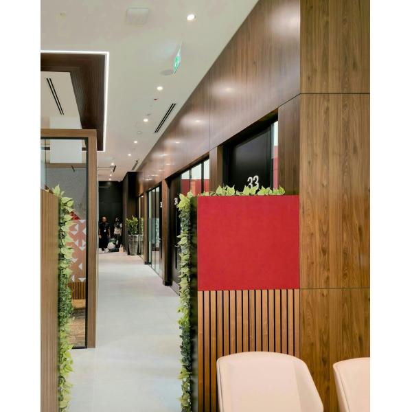 Class Room Ceiling Tile Hanging Suspened Sound Absorption Wood  Wool Acoustic Panel