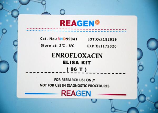 Food Safety Enrofloxacin ELISA Test Kit Rapid Assay Protocol With Strong Sensitivity
