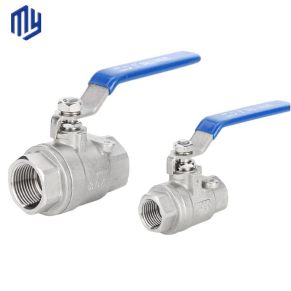 Customized 1/2 Stainless Steel Ball Valve Pn10 with 2PCS Design and PN10 Pressure Rating