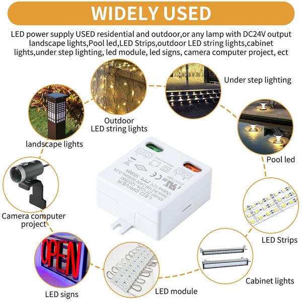 IP20 6W 12V 0.5A LED Lighting 76*38*23mm Celling Light 100-240 VAC Power Supply 12V 500ma Constant Voltage LED Driver