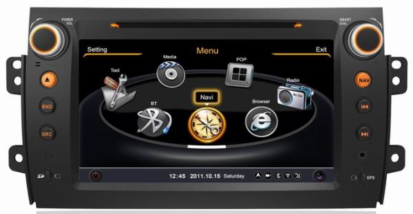 Ouchuango DVD radio head unit Suzuki SX4(2006-2012)S100 platform with 3G WIFI autoradio GPS OCB-124
