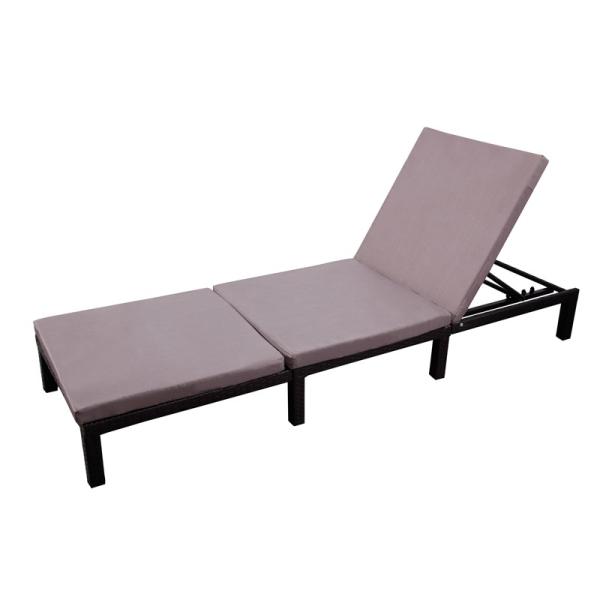 H34cm B71cm Outdoor Patio Chaise Lounges , Adjustable Chaise Lounge Chair Anti Rust