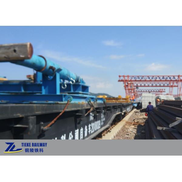 60t Goods Railway Freight Wagon 1435 Mm Standard Gauge Anti Collision