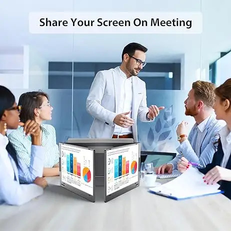 14 дюймовый Ips HD 1080p Multi Triple Monitor Extender для ноутбука для ноутбука Win