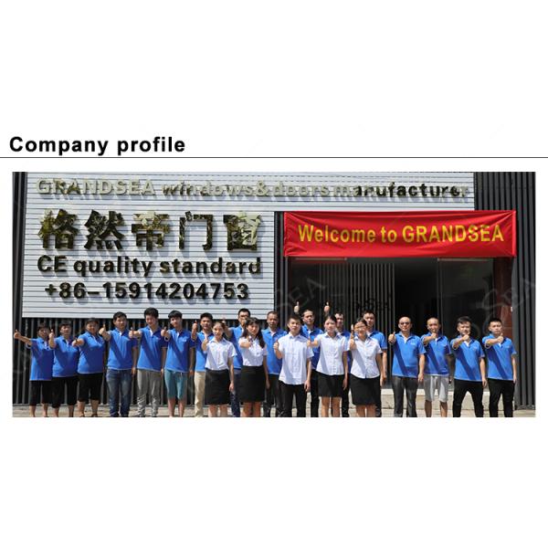 Narrow Frame Aluminium Alloy Tempered Glass Sliding Door Grandsea Factory Outlet Balcony Door